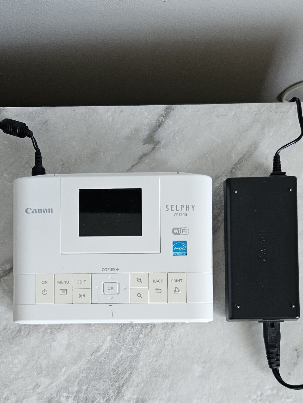 Canon SELPHY CP1200 Wireless Compact Photo Printer White